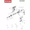 Ryobi CDI1803M GEAR BOX Item discontinued Spare Part