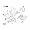 Dremel 8000 Cover 2 610 919 754 Spare Part Type: F 013 800 002