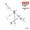 Ryobi RCS4040CB Spare Parts List Type: 5133001676