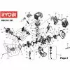 Ryobi RBC38SB Type No: 5133000432 Spare Part List