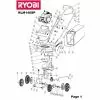 Ryobi RLM140SP Spare Part List