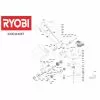 Ryobi RLM4114 NUT 5131040629 Spare Part Serial No: 4000444987