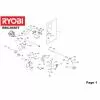 Ryobi RBC38SB Type No: 5133000432 CYLINDER 5131000394 Spare Part