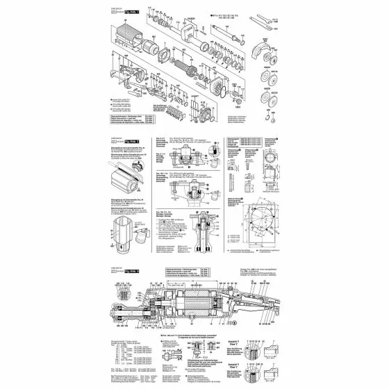 Bosch 602240005 Spare Parts List