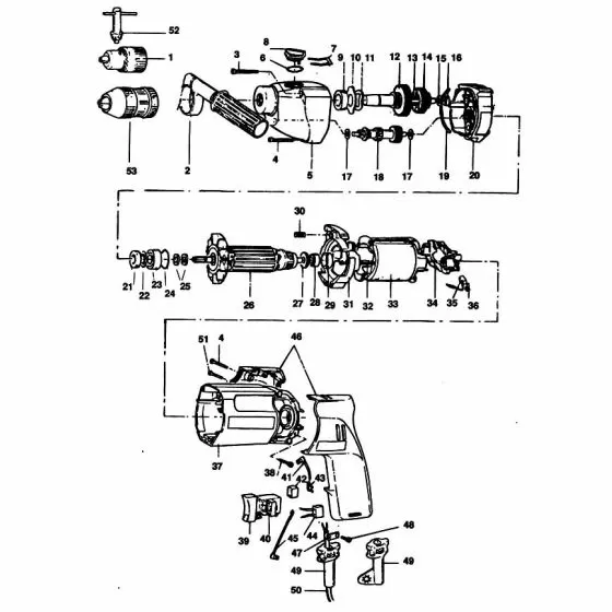 Black & Decker P1219 Discontinued 000000-00 Spare Part Type: 1