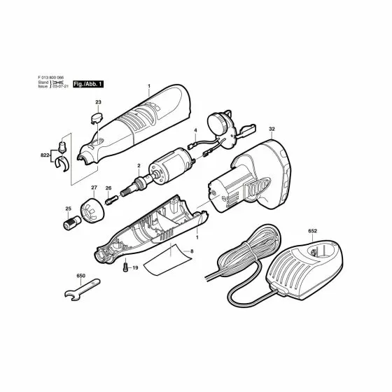 Dremel 800 Housing Assembly 2 610 935 571 Spare Part Type: F 013 800 067