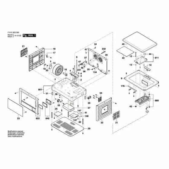 Dremel 3D20 Spare Parts List Type: F 013 3D2 000