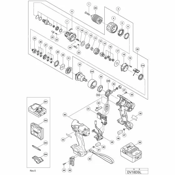 Hitachi DV18DSL WASHER (B) 328717 Spare Part