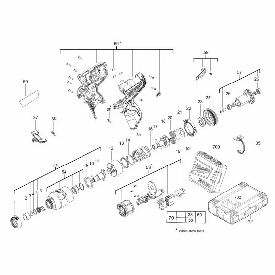 Buy A Milwaukee M12 CID0 STICKER 4931435765 Spare Part Serial 4000440406