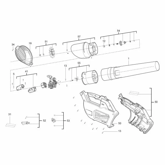 Buy A Milwaukee M18 CBL RATING PLATE 4931454736 Spare Part Serial 4000458190