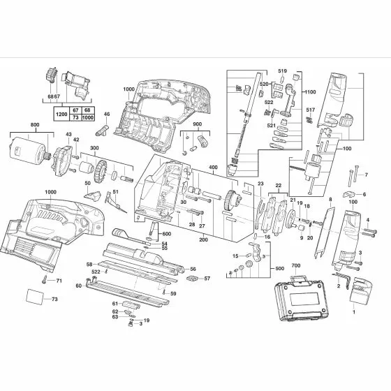 Milwaukee HD18JS-32C Spare Parts List