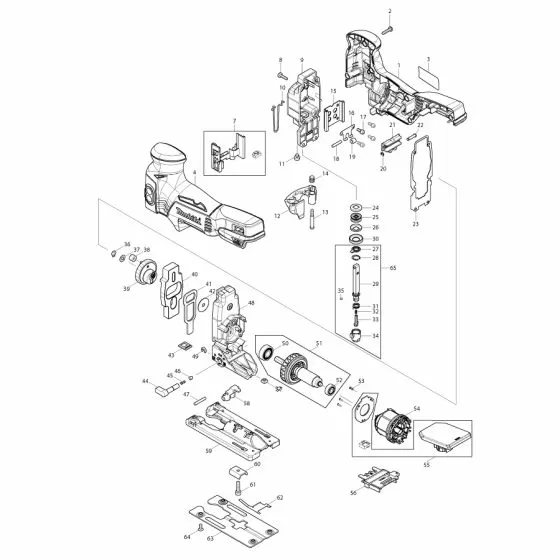 Buy A Makita DJV181 Spare part or Replacement part for Your Jigsaw and Fix Your Machine Today