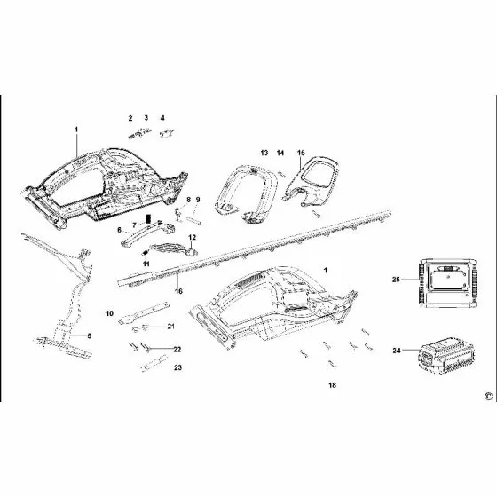 Black & Decker GTC3655L Spare Parts List Type: H1