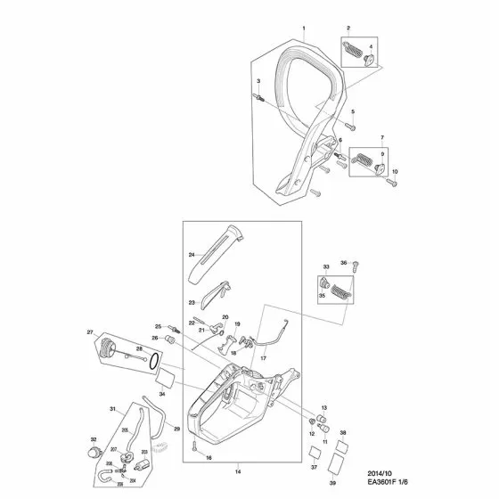 Buy A Makita EA3601F DAMPER EA3601F 424582-2 Spare Part and Fix Your Chainsaws Today